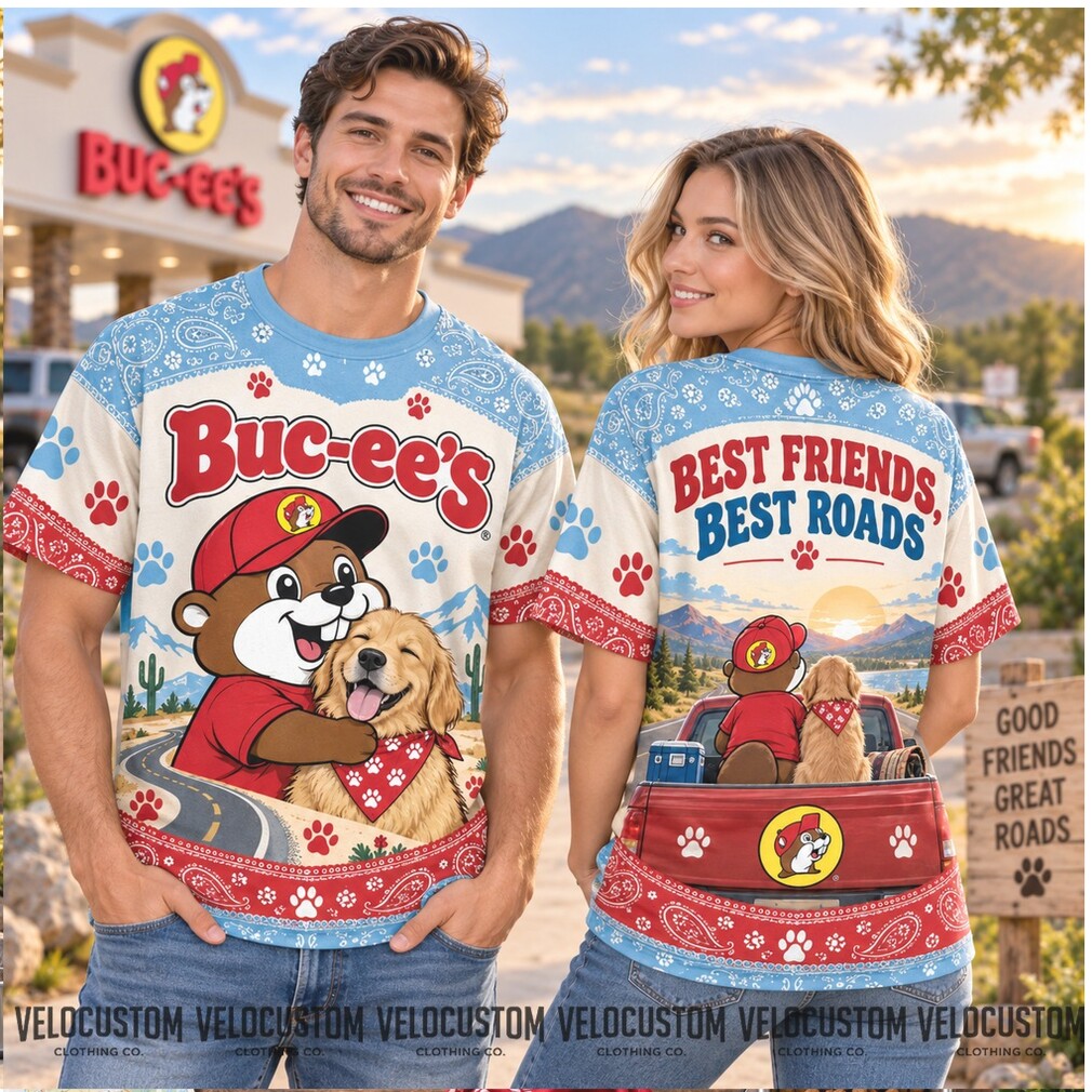 Buc Ees Beaver Golden Retriever Best Friends Road Shirt Buc Ees Beaver Golden Retriever Best Friends Road Shirt
