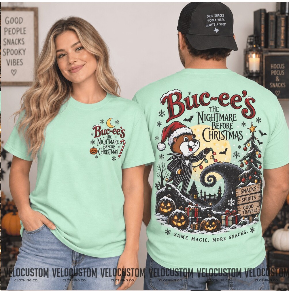 Buc Ee’s Beaver Nightmare Before Christmas Holiday Shirt Buc Ee’s Beaver Nightmare Before Christmas Holiday Shirt