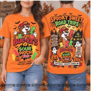 Buc Ees Beaver Sour Patch Kids Road Trip Halloween Shirt