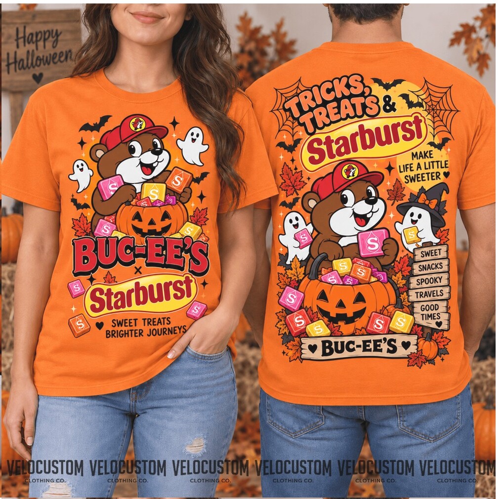 Buc Ees Beaver Starburst Halloween Spooky Sweet Shirt Buc Ees Beaver Starburst Halloween Spooky Sweet Shirt