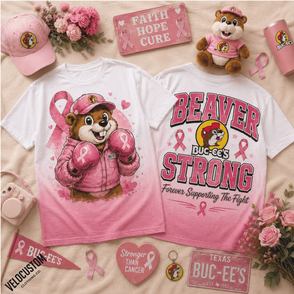 Buc Ees Beaver Strong Pink Ribbon Awareness Shirt Buc Ees Beaver Strong Pink Ribbon Awareness Shirt