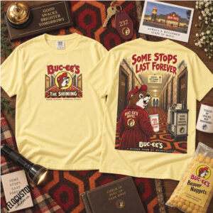 Buc Ee's Beaver The Shining Hotel Horror Movie Shirt