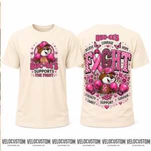 Buc Ee's Breast Cancer Awareness Pink Ribbon Fighter Shirt