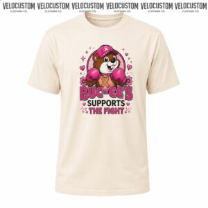 Buc Ee's Breast Cancer Awareness Pink Ribbon Fighter Shirt
