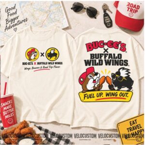 Buc Ee's Checkers Buffalo Wild Wings Road Trip Shirt