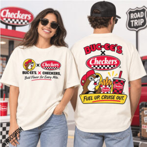 Buc Ee's Checkers Buffalo Wild Wings Road Trip Shirt