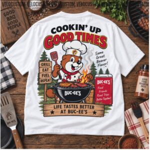 Buc Ee's Chef BBQ Grill Master Cookin Good Times Shirt