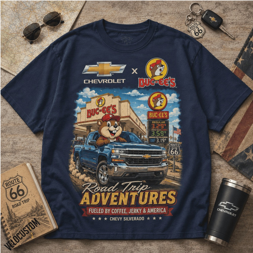 Buc Ee’s Chevrolet American Highway Legends Route 66 Shirt Buc Ee’s Chevrolet American Highway Legends Route 66 Shirt