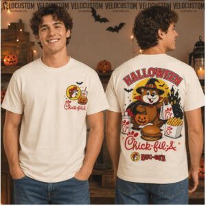 Buc Ee's Chick Fil A Halloween Pumpkin Beaver Shirt