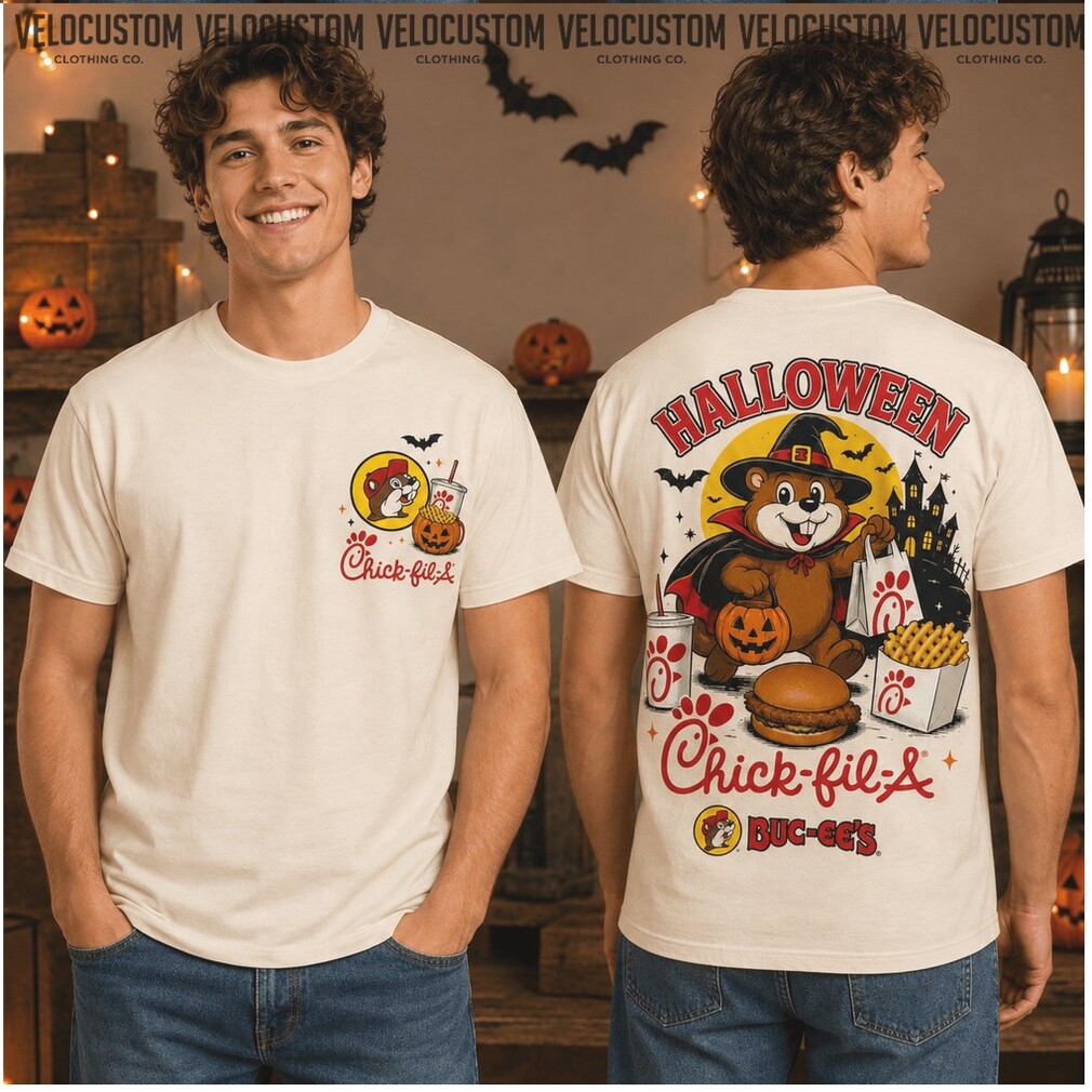 Buc Ee’s Chick Fil A Halloween Pumpkin Beaver Shirt Buc Ee’s Chick Fil A Halloween Pumpkin Beaver Shirt
