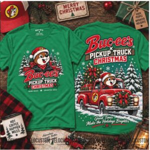 Buc Ee's Christmas Pickup Tree Holiday Winter Shirt