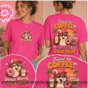 Buc Ees Coffee Donuts And Road Trips Shirt