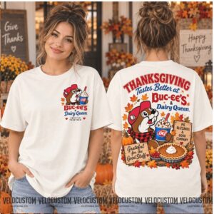 Buc Ees Dairy Queen Thanksgiving Fall Season Cute Shirt