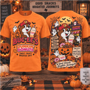 Buc Ees Dunkin Donuts Halloween Spooky Sweet Treats Shirt