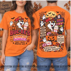 Buc Ees Dunkin Donuts Halloween Spooky Sweet Treats Shirt