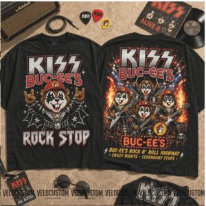 Buc Ee's Elvis Rock And Roll Roadhouse Elvis Presley Shirt