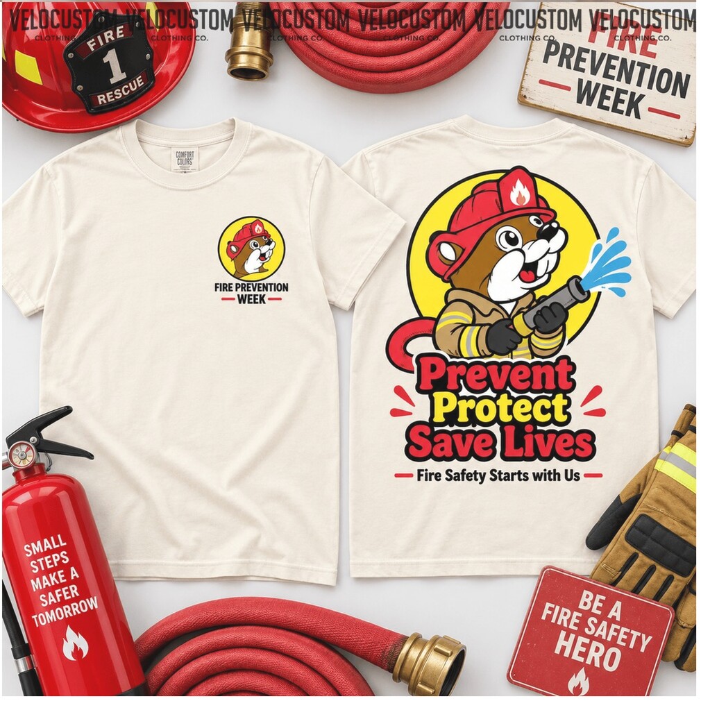 Buc Ee’s Fire Prevention Week Firefighter Safety Hero Shirt Buc Ee’s Fire Prevention Week Firefighter Safety Hero Shirt