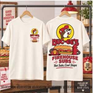 Buc Ee's Firehouse Subs Sandwich Fast Food Graphic Shirt