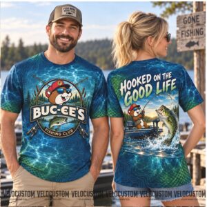 Buc Ees Fishing Club Hooked On The Good Life Shirt