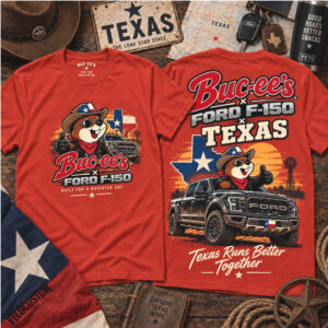 Buc Ee's Ford F 150 Texas Lone Star Pickup Truck Shirt