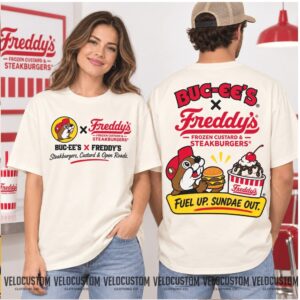 Buc Ee's Freddy's Custard Burger Fast Food Shirt