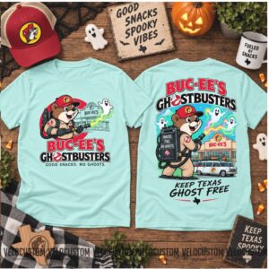 Buc Ees Ghostbusters Halloween Cute Beaver Graphic Shirt