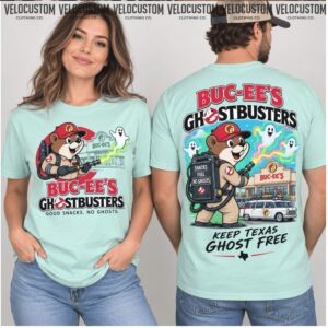 Buc Ees Ghostbusters Halloween Cute Beaver Graphic Shirt