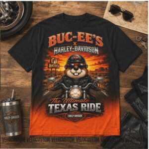 Buc Ee's Harley Davidson Riders Club Texas Ride Shirt