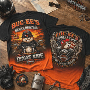 Buc Ee's Harley Davidson Riders Club Texas Ride Shirt