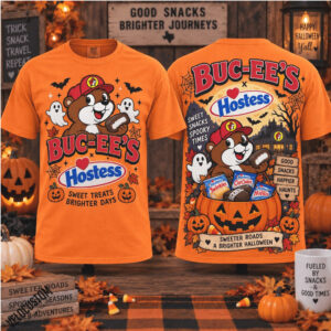 Buc Ees Hostess Halloween Spooky Treats Autumn Shirt