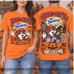 Buc Ees Hostess Halloween Spooky Treats Autumn Shirt