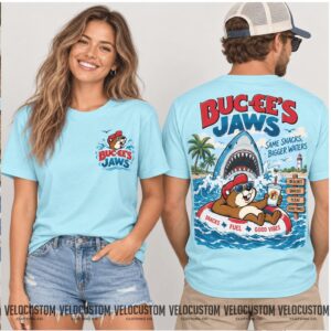 Buc Ee's Jaws Beach Summer Vacation Shirt