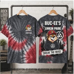 Buc Ee's Linkin Park Break The Noise Tie Dye Rock Shirt
