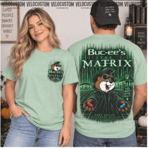 Buc Ees Matrix Sci Fi Movie Parody Cute Beaver Shirt