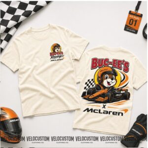 Buc Ees McLaren Racing Formula Team Shirt