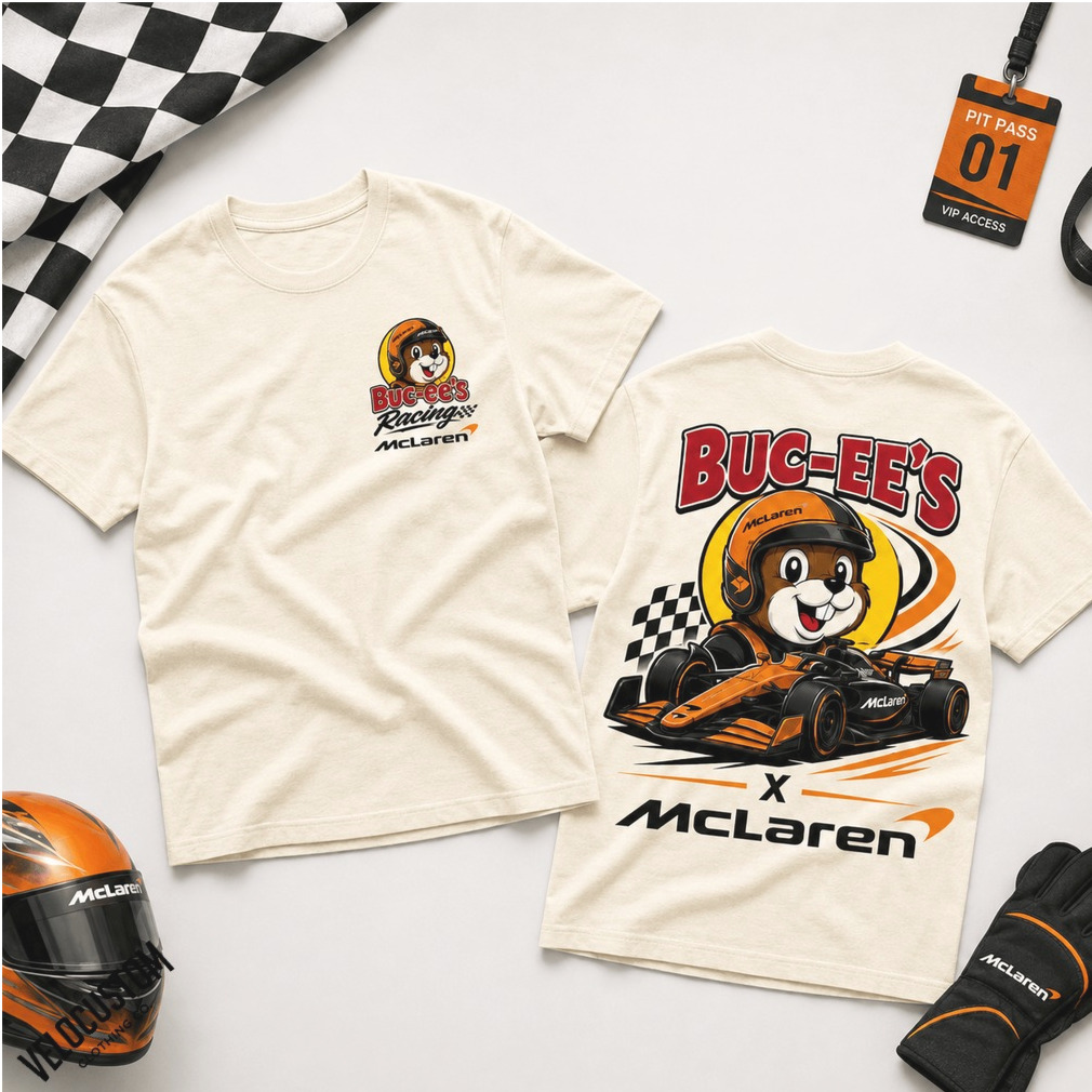 Buc Ees McLaren Racing Formula Team Shirt Buc Ees McLaren Racing Formula Team Shirt