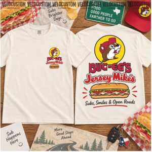 Buc Ee's Moe's Southwest Grill Burrito Road Trip Shirt
