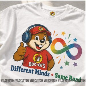Buc Ee's Neurodiversity Crew Accept Include Celebrate Shirt