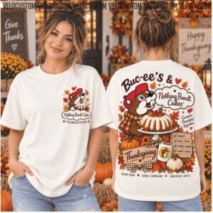 Buc Ee's Nothing Bundt Cakes Thanksgiving Beaver Shirt