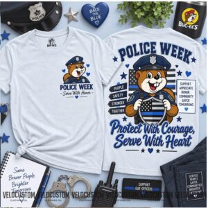 Buc Ee's Police Week Back The Blue Support Shirt