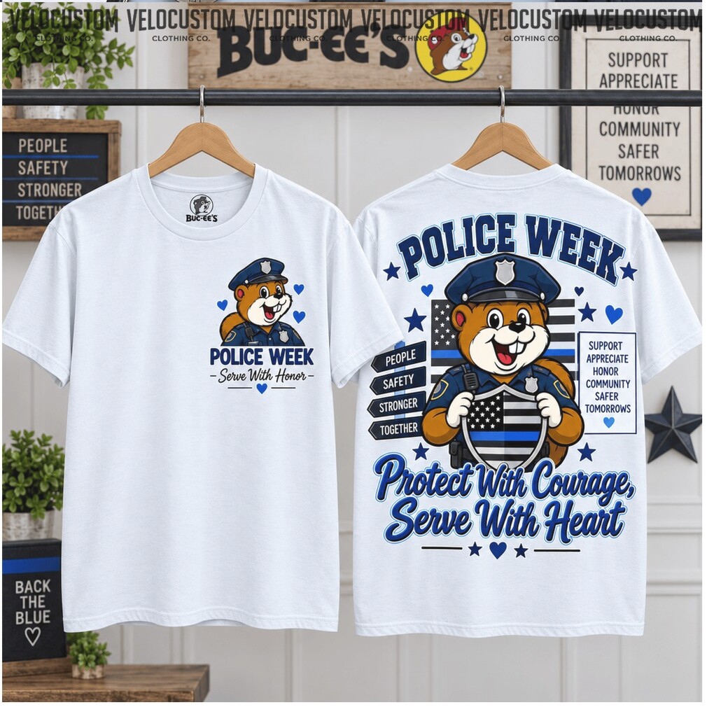 Buc Ee’s Police Week Back The Blue Support Shirt Buc Ee’s Police Week Back The Blue Support Shirt