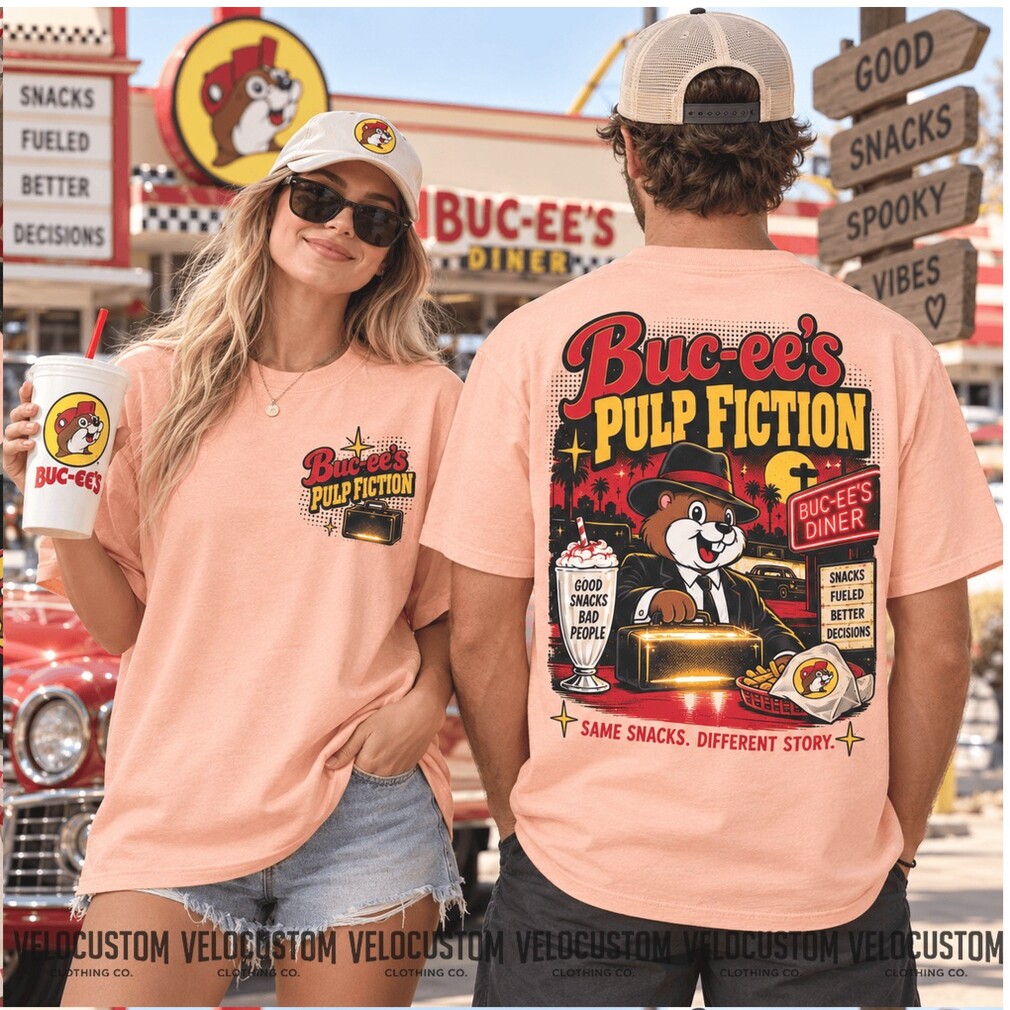 Buc Ee’s Pulp Fiction Diner Movie Parody Shirt Buc Ee’s Pulp Fiction Diner Movie Parody Shirt