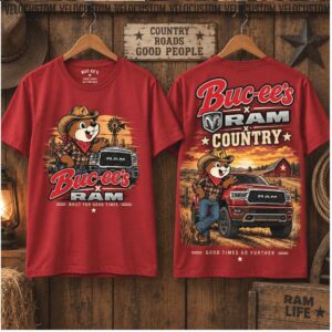 Buc Ee's Ram Country Truck Farm Countryside Living Shirt