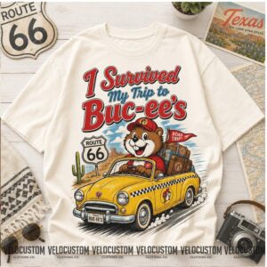 Buc Ee's Route 66 Texas Road Trip Adventure Travel Shirt