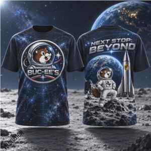 Buc Ees Space Astronaut Moon Next Stop Beyond Shirt