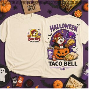 Buc Ee's Taco Bell Halloween Ghost Taco Shirt