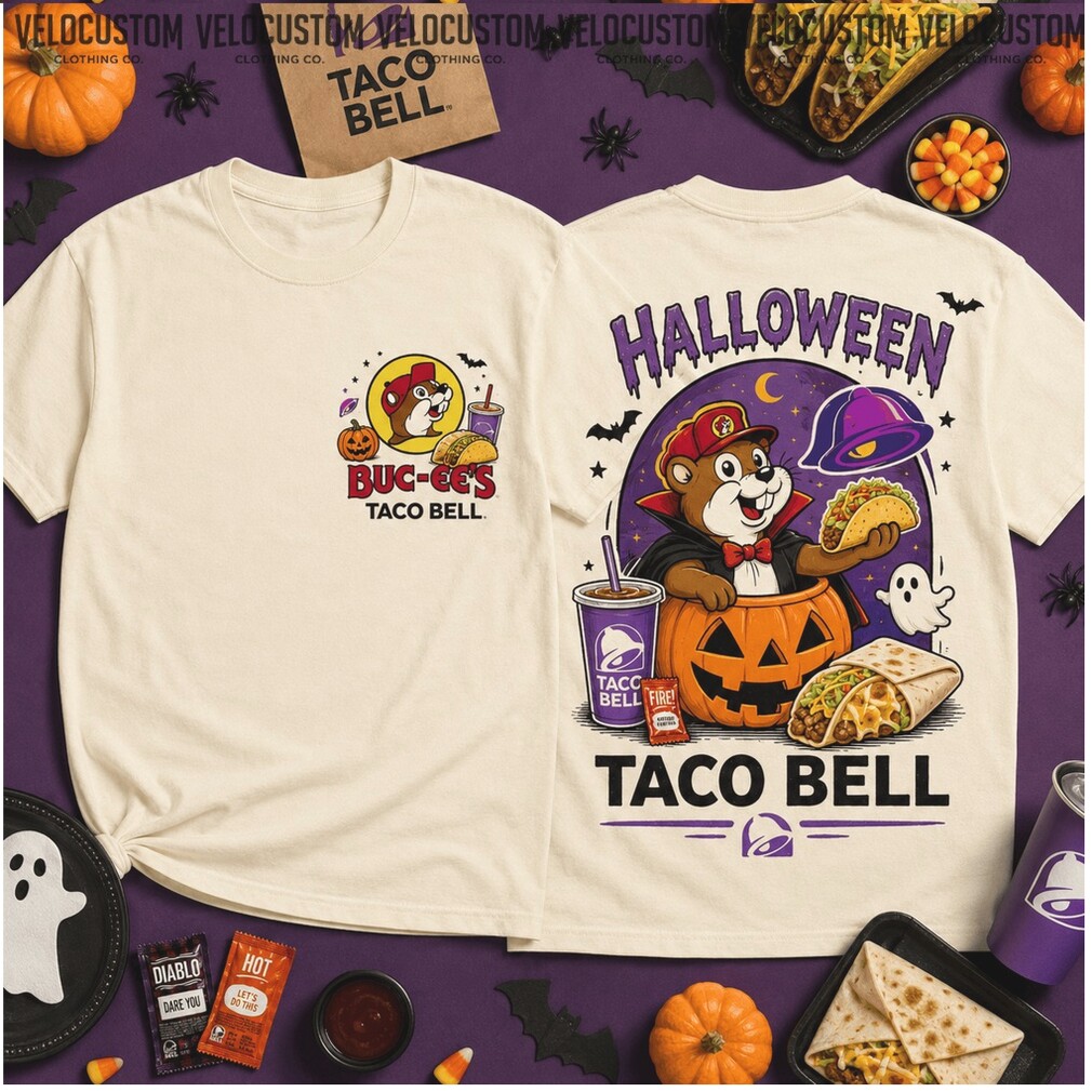 Buc Ee’s Taco Bell Halloween Ghost Taco Shirt Buc Ee’s Taco Bell Halloween Ghost Taco Shirt