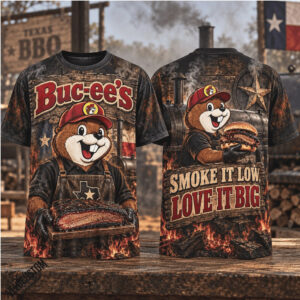 Buc Ees Texas BBQ Smoke It Low Love It Big Shirt
