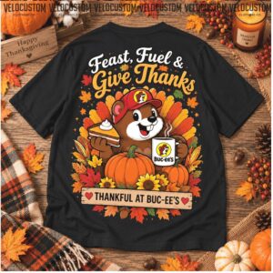 Buc Ee's Thanksgiving Turkey Beaver Fall Season Shirt