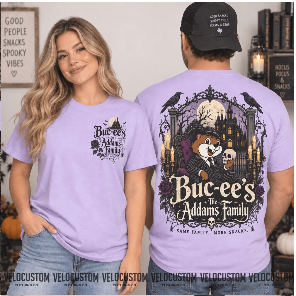Buc Ee’s The Addams Family Spooky Vibe Shirt Buc Ee’s The Addams Family Spooky Vibe Shirt